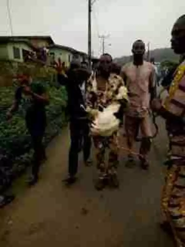 Ram Thief Caught In Jigawa, Paraded With The Ram He Stole (Photos)